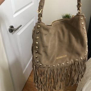Suede Michael Kors shoulder bag